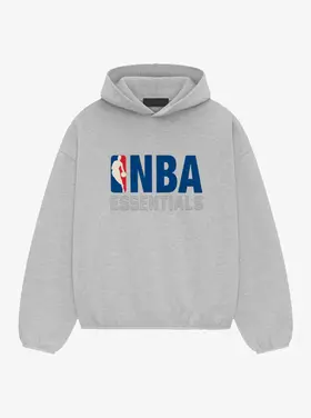 Essentials Fear Of God Essentials Fear Of God Hoodie NBA FW25 Light Heather