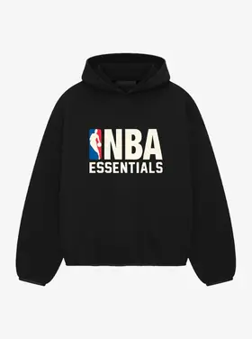 Essentials Fear Of God Essentials Fear Of God Hoodie NBA FW25 Black/White