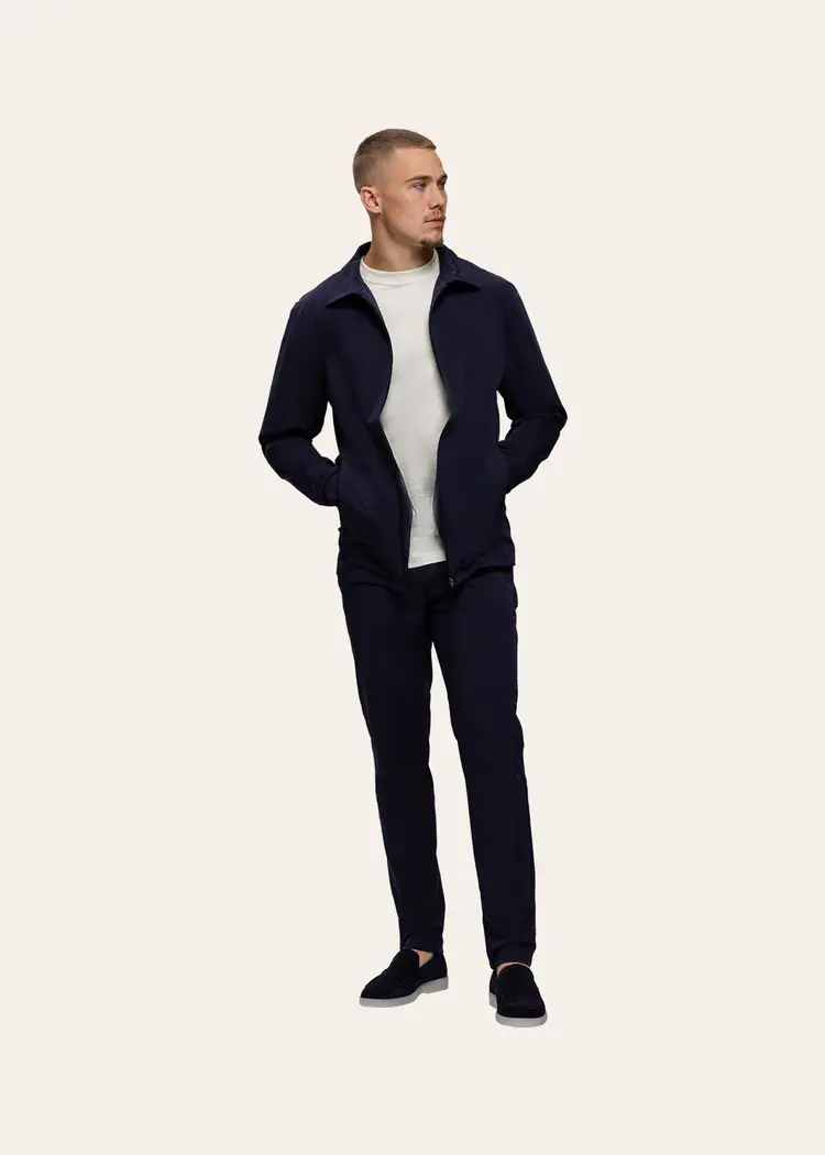 Triad'oro Triad'oro Tracksuit Jacket Collar FW25 Navy