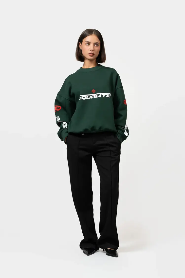Equalite Equalite Sweater Oversized Arena FW25 Green
