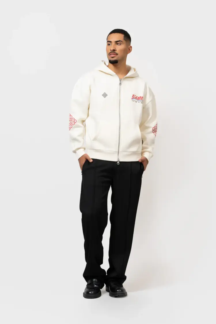 Equalite Equalite Full Zip Hoodie Desert FW25 Off White