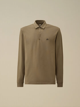 CP Company CP Company Polo Longsleeve Stretch Piquet FW25 Fallen Rock