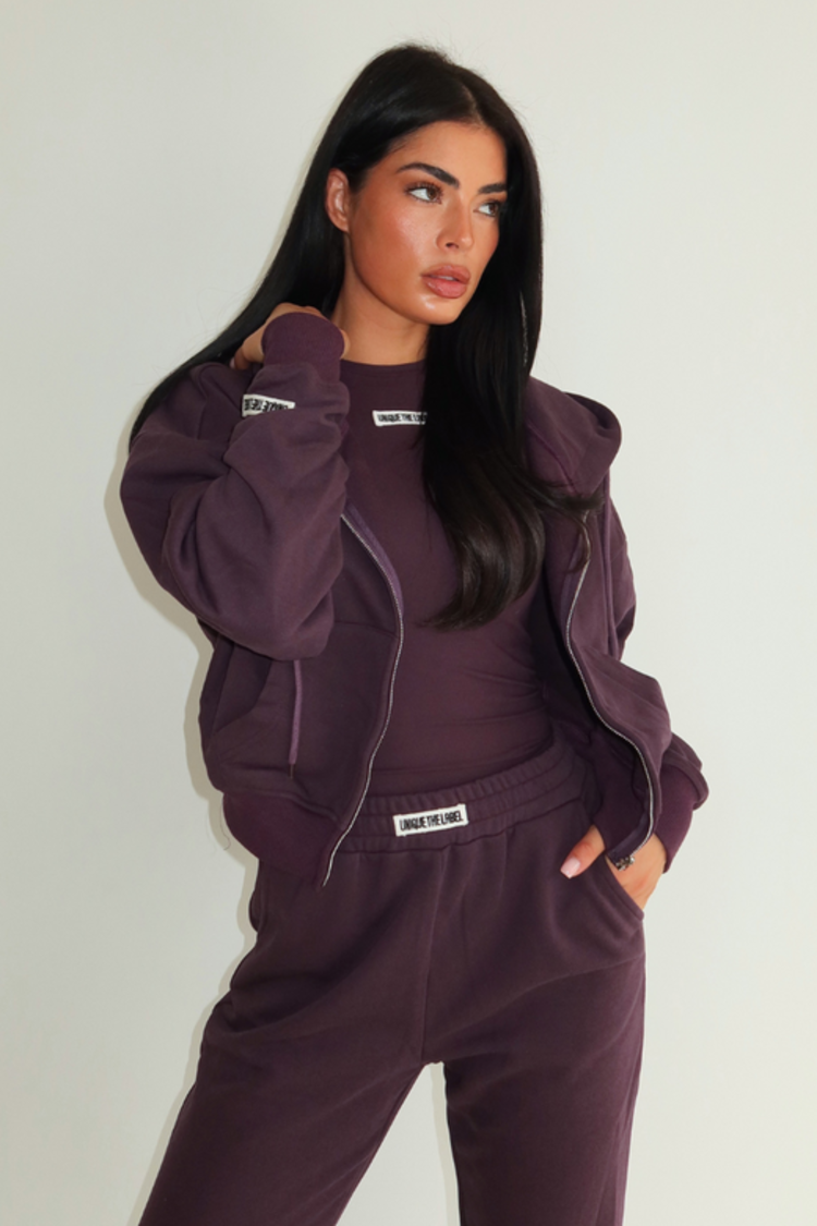 Unique The Label Unique The Label Zip Molly NOOS Deep Berry