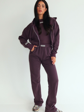 Unique The Label Unique The Label Trackpants Molly NOOS Deep Berry