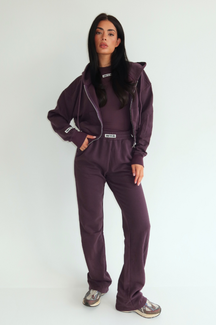 Unique The Label Unique The Label Trackpants Molly NOOS Deep Berry