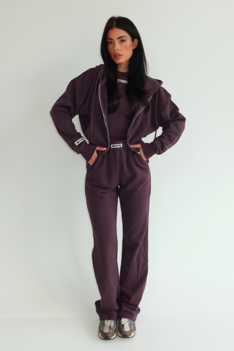 Unique The Label Unique The Label Trackpants Molly NOOS Deep Berry