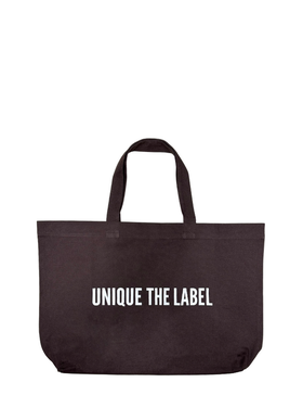 Unique The Label Unique The Label Canvas Tote Bag FW25 Cacao