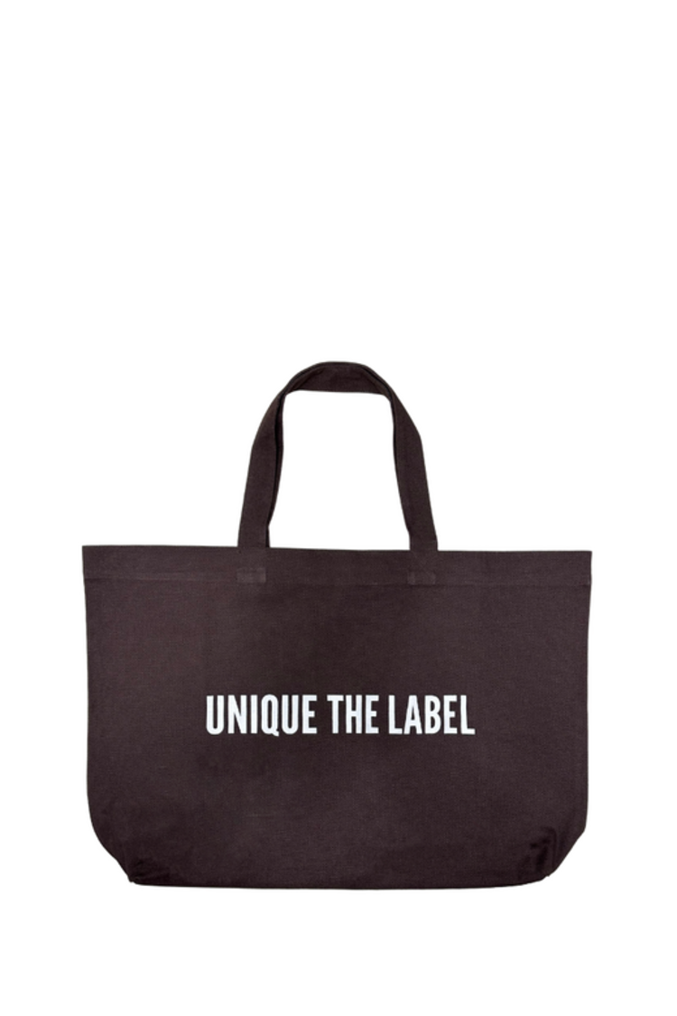 Unique The Label Unique The Label Canvas Tote Bag FW25 Cacao