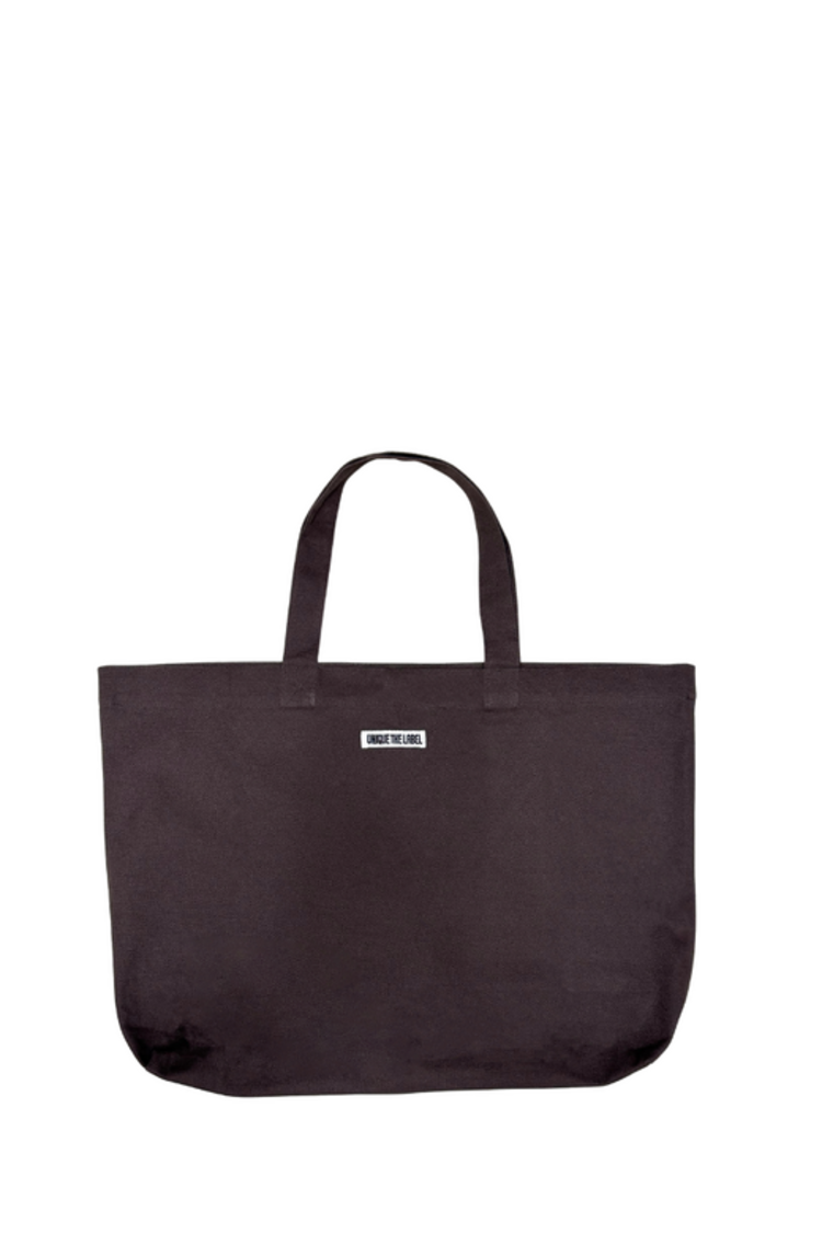 Unique The Label Unique The Label Canvas Tote Bag FW25 Cacao