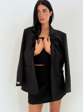 Unique The Label Unique The Label Blazer Novee FW25 Deep Black