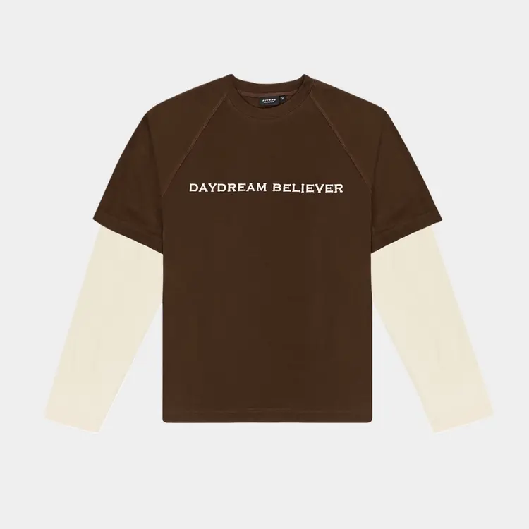 Rivero Rivero Double Layered T-Shirt Daydream Believer FW25 Brown