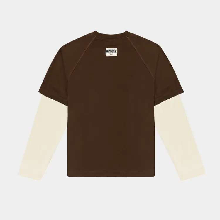 Rivero Rivero Double Layered T-Shirt Daydream Believer FW25 Brown