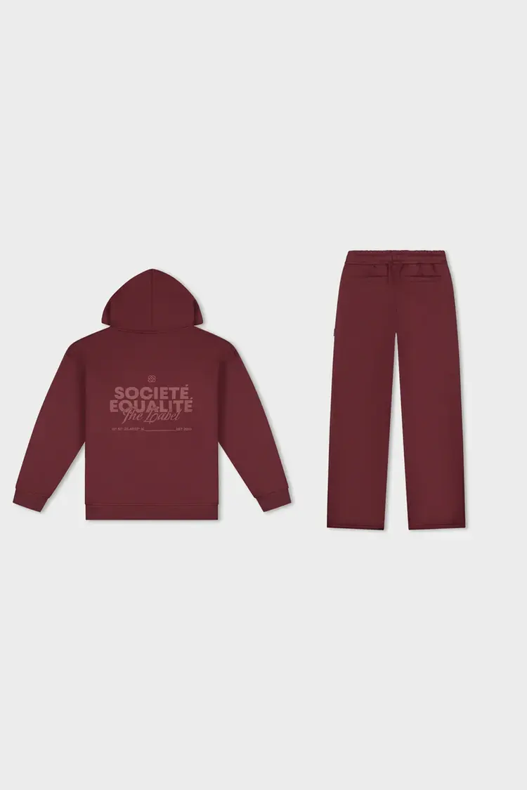 Equalite Equalite Tracksuit Societe 2.0 FW25 Burgundy