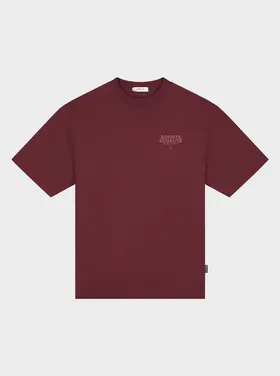 Equalite Equalite T-Shirt Societe 2.0 FW25 Burgundy