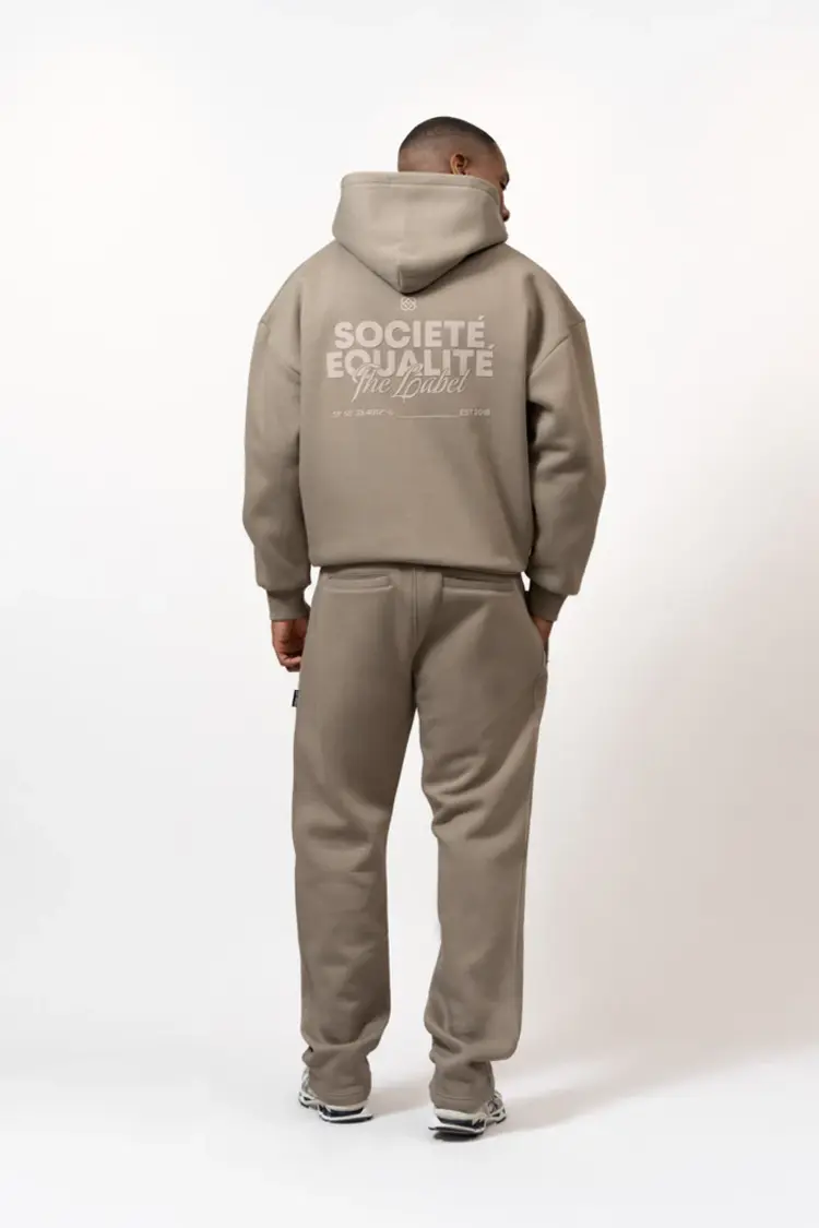 Equalite Equalite Full Zip Hoodie Societe 2.0 FW25 Taupe