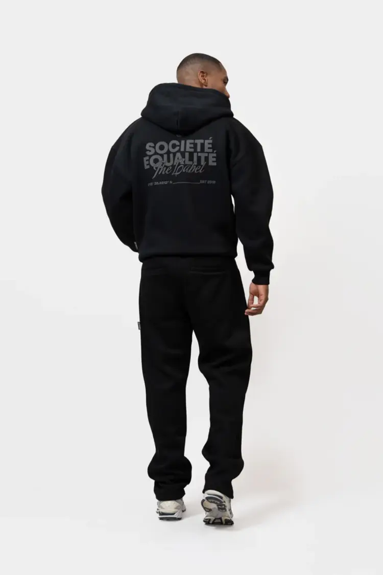 Equalite Equalite Full Zip Hoodie Societe 2.0 FW25 Black