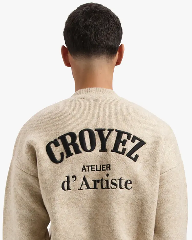 Croyez Croyez Sweater Atelier Knit FW25 Beige