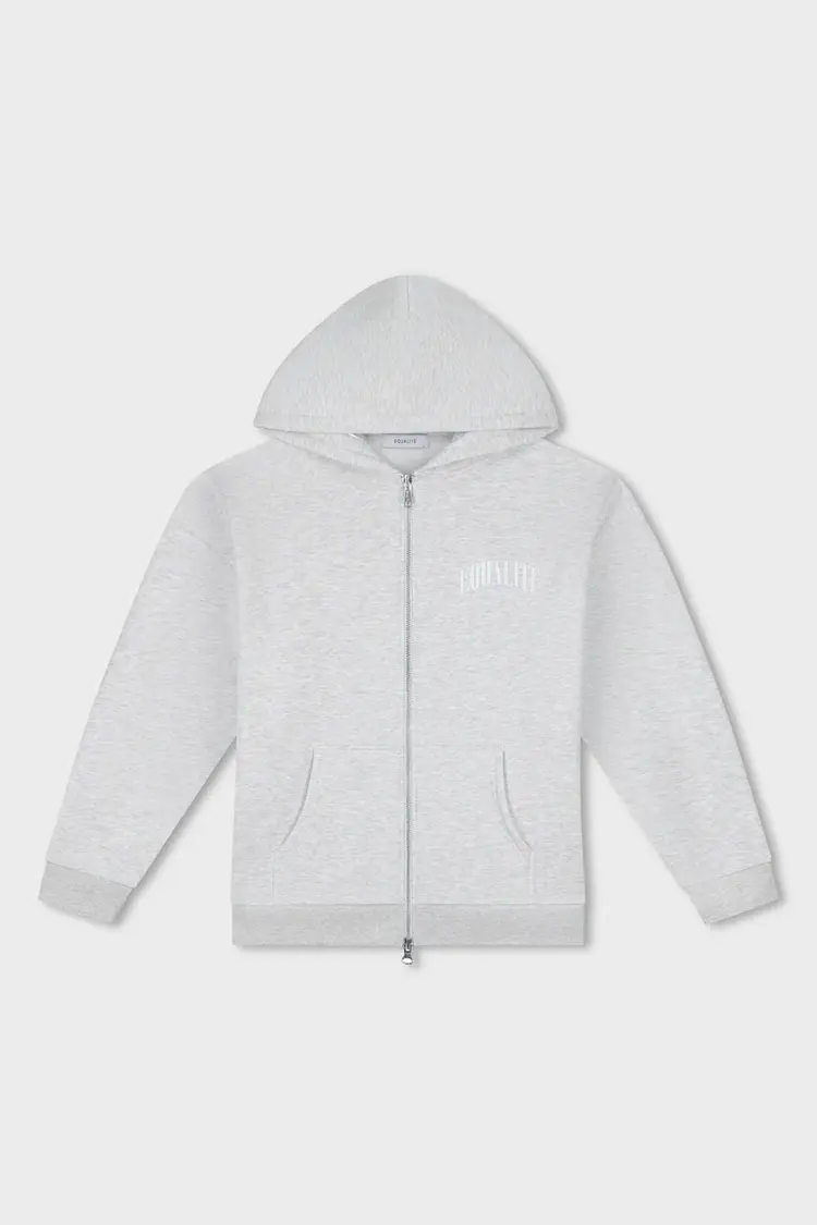 Equalite Equalite Full Zip Hoodie Oliver FW25 Melange Grey