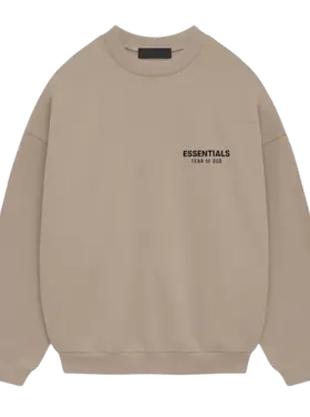 Essentials Fear Of God Essentials Fear Of God Crewneck FW25 Desert Sand