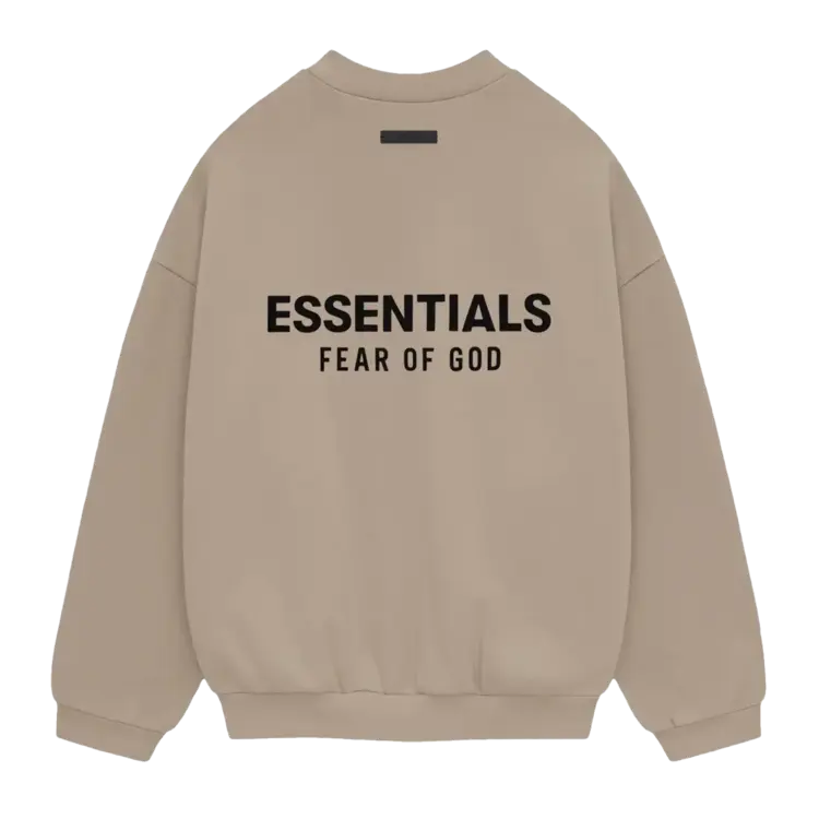 Essentials Fear Of God Essentials Fear Of God Crewneck FW25 Desert Sand