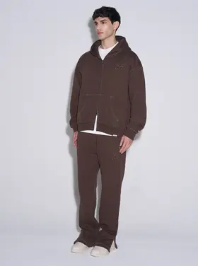 Rivero Rivero Tracksuit Zip Seams FW25 Brown