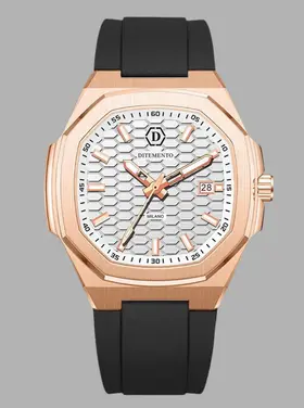 Ditemento Ditemento Watch Bronzo Exclusivo Rose Gold/Silver