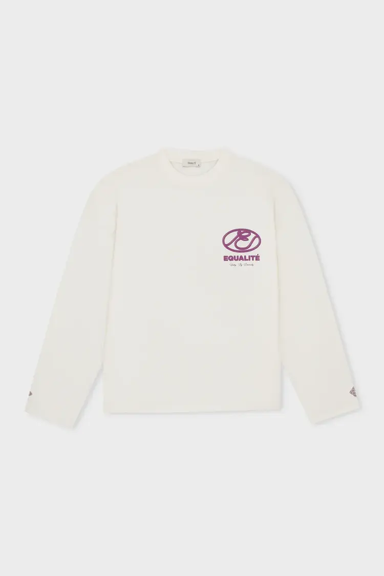 Equalite Equalite Longsleeve Arid FW25 Off White/Deep Purple