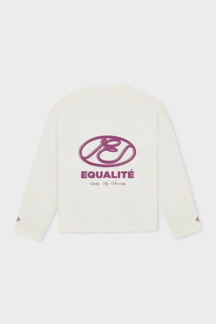 Equalite Equalite Longsleeve Arid FW25 Off White/Deep Purple