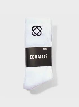 Equalite Equalite Socks 3-Pack Symbol 2.0 FW25 White