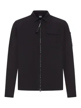 CP Company CP Company Overshirt Organic Gabardine SS26 Black