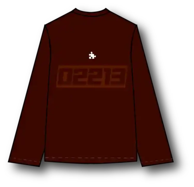 The Missing Piece The Missing Piece Longsleeve Classic FW25 Bordeaux