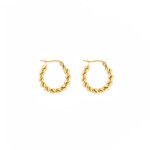 Sun & Sea by Mare Twisted earring gold