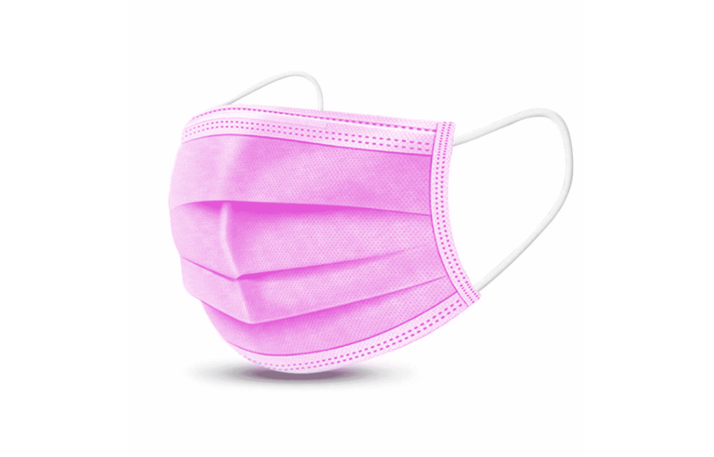 Mondmasker / mondkapje ROZE - ✓ CE gekeurd - set 200 stuks