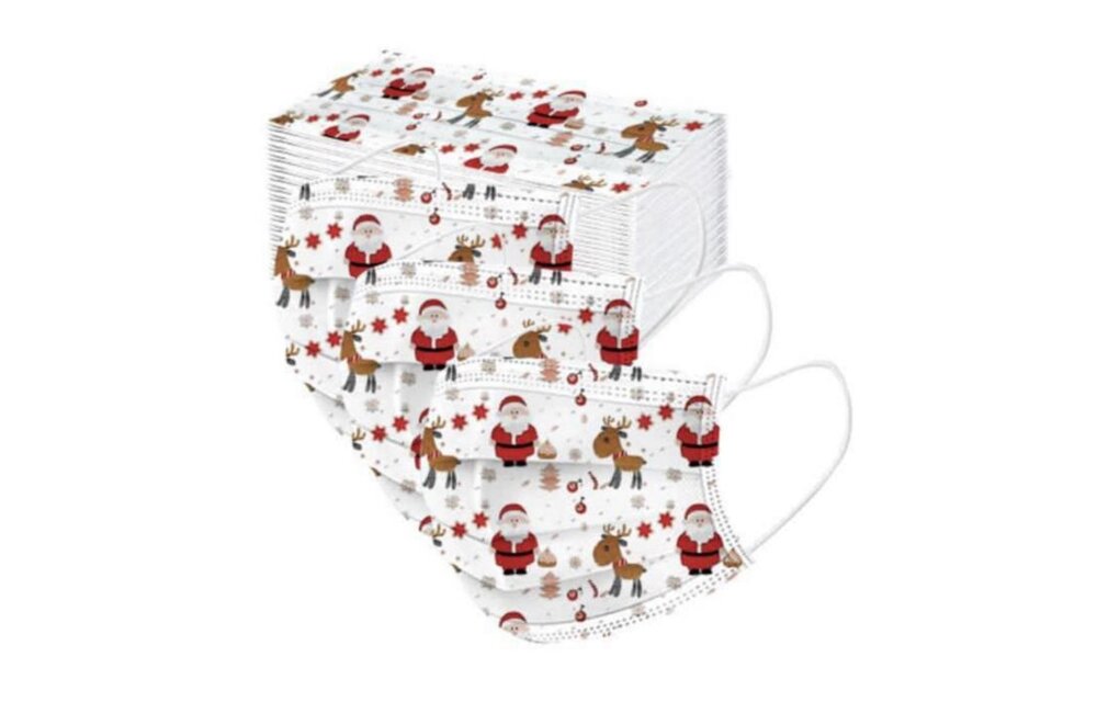 Mondmasker / mondkapje KERST - ✓ CE gekeurd - set 50 stuks