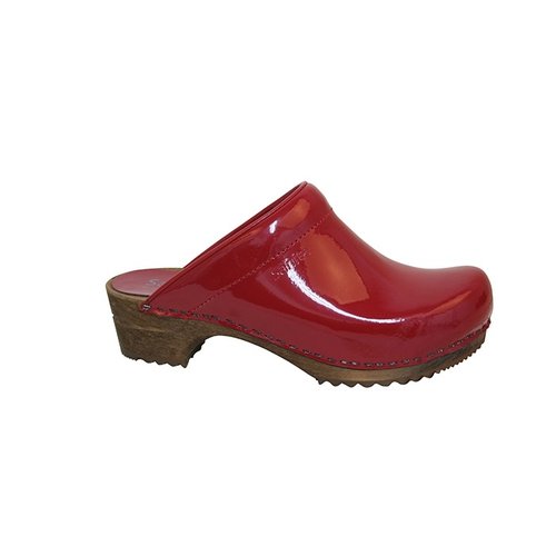 Sanita klompen Classic rood lak 457012 Sanita klompen Classic rood lak 457012