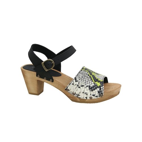 Sanita klompsandalen Sassia Lime 472627 Sanita klompsandalen Sassia Lime 472627
