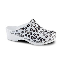 Sanita klompen Flex model 314 Wildlife Leopard wit-nature 8679