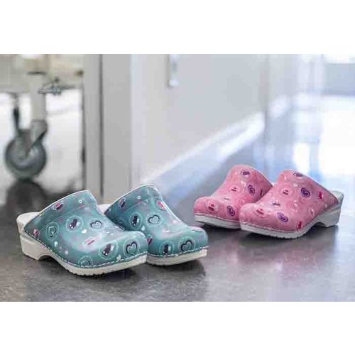 Sanita klompen Nurse cool blue 8564