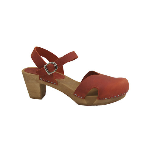 Sanita klompsandalen Matrix burned orange 451207 Sanita klompsandalen Matrix burned orange 451207