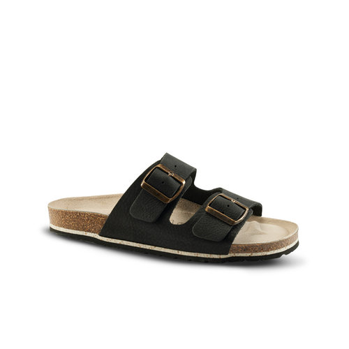 Sanita slipper Ibiza zwart 480001