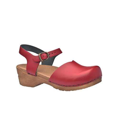 Sanita klompsandalen Sansi rood 474048 Sanita klompsandalen Sansi rood 474048