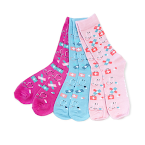 Medsocks Medsocks Zorgsokken 3 Pack Mint Medsocks Medsocks Zorgsokken 3 Pack Mint