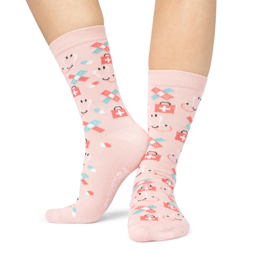 Medsocks Medsocks Zorgsokken Verpleegkunde lichtrozeZOR4146 Medsocks Medsocks Zorgsokken Verpleegkunde lichtrozeZOR4146