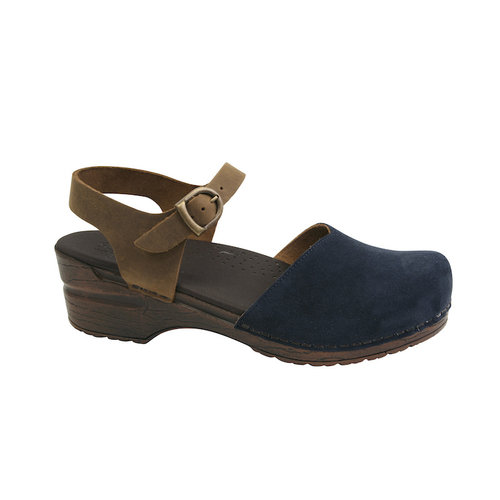 Sanita klompsandalen Sanos blauw 476248 Sanita klompsandalen Sanos blauw 476248
