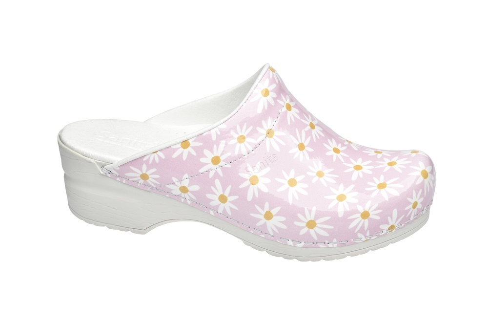 Sanita klompen Madelief roze 471607