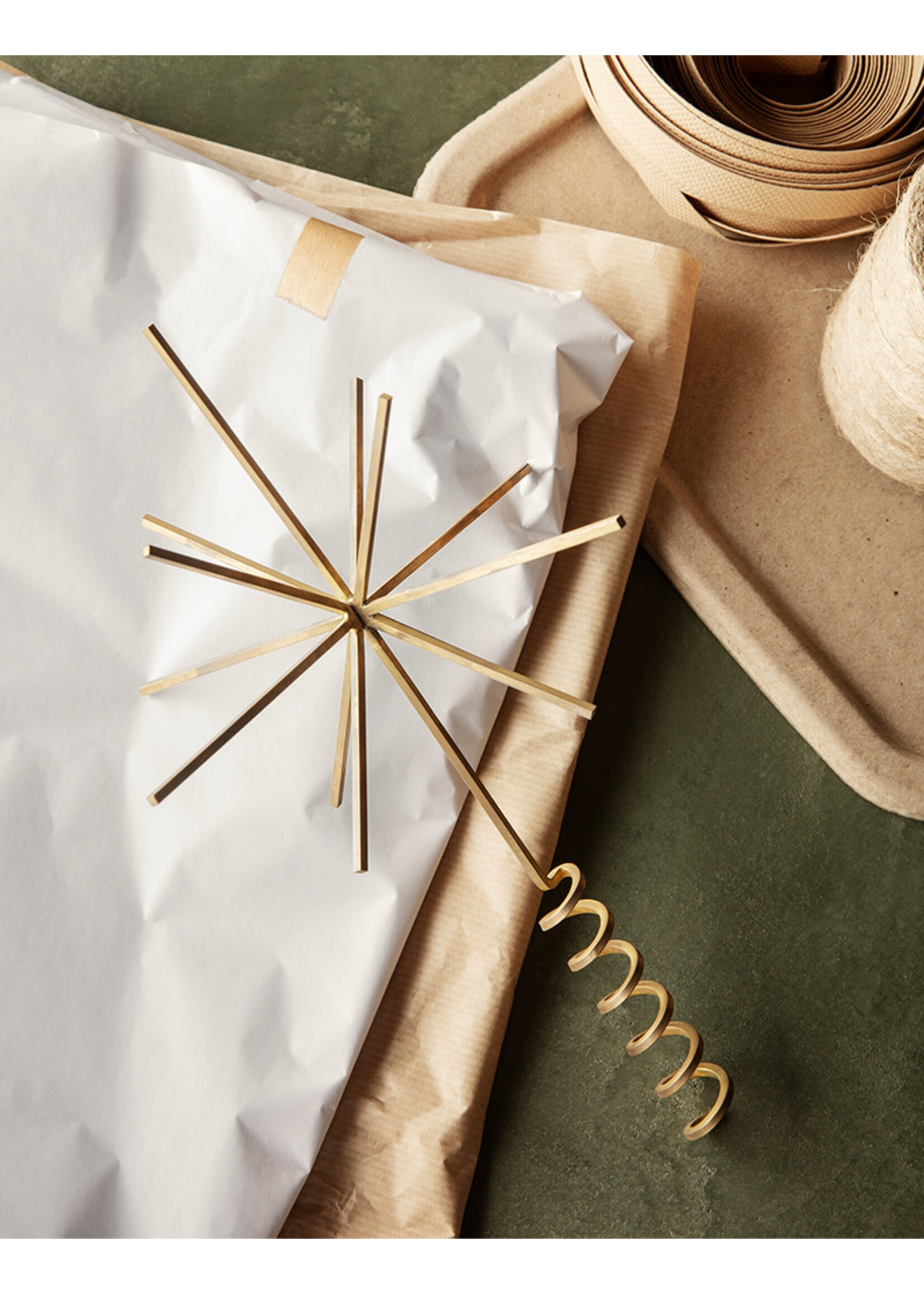 Ferm Living Christmas Tree Top Star - Brass
