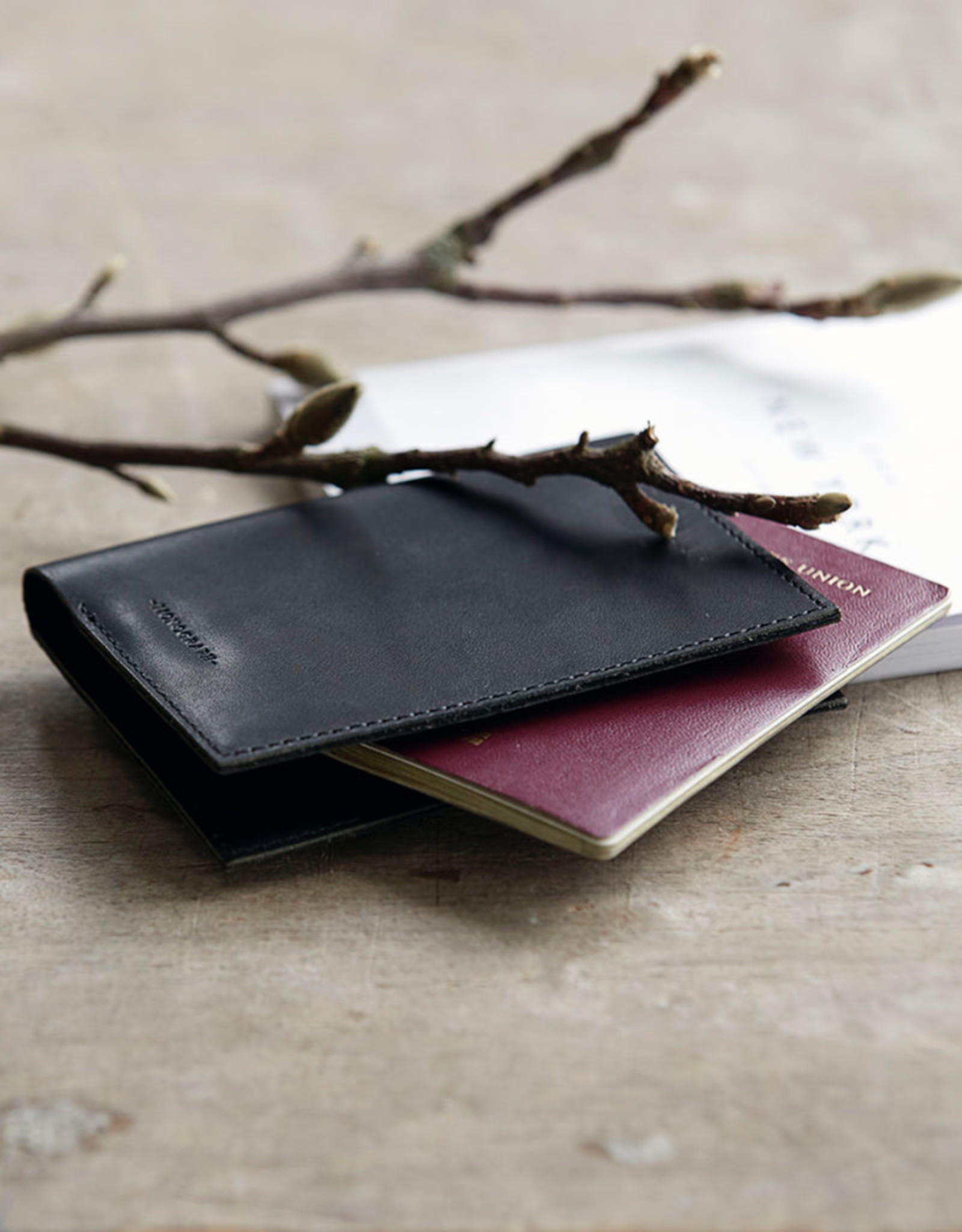 Passport Holder - Black