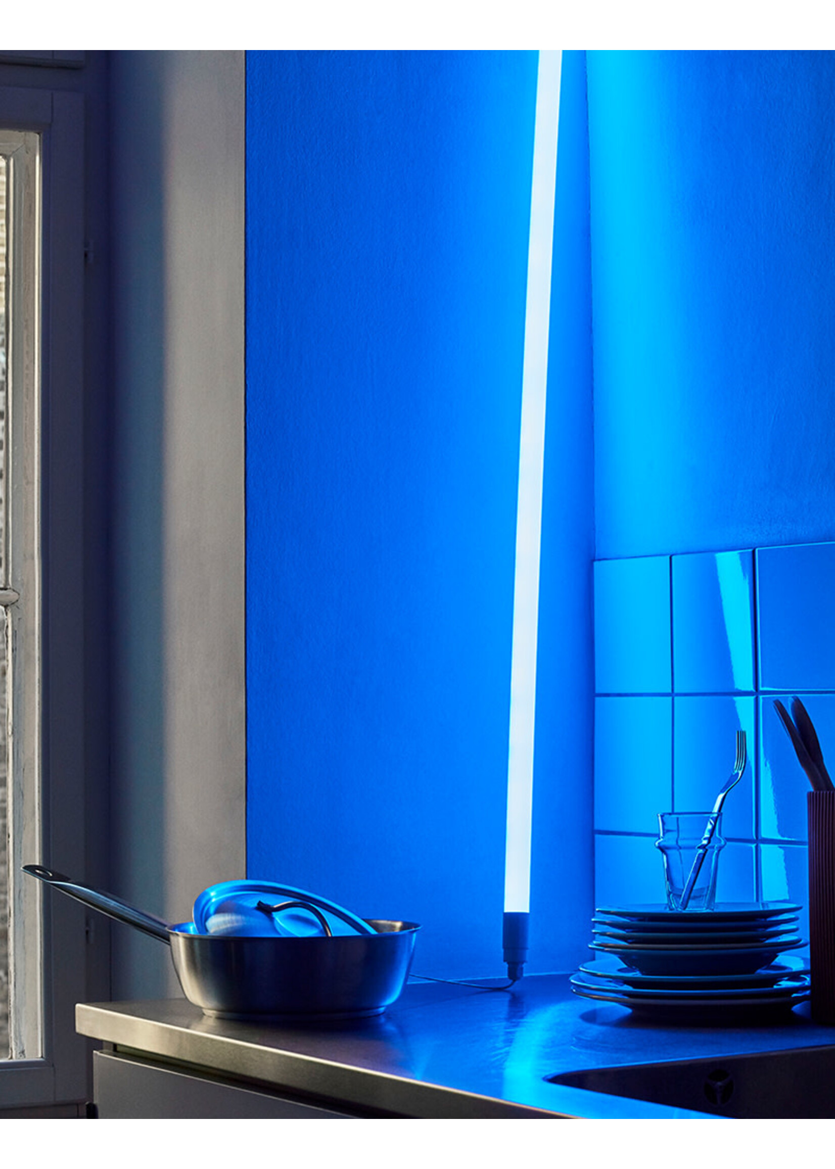 HAY Neon Tube Led | Ice Blue