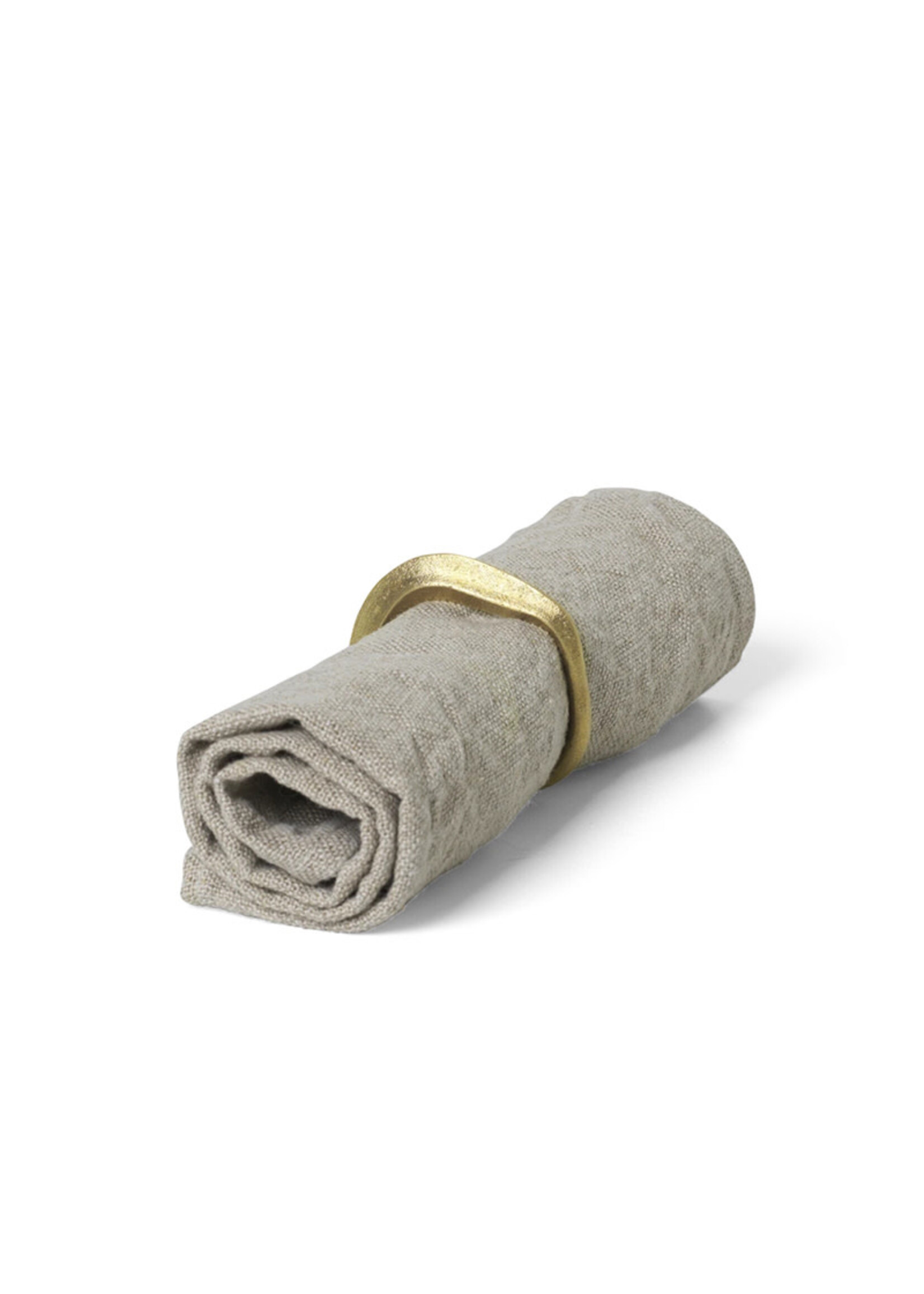 Ferm Living Flow Napkin Rings - Set of 4 - Brass