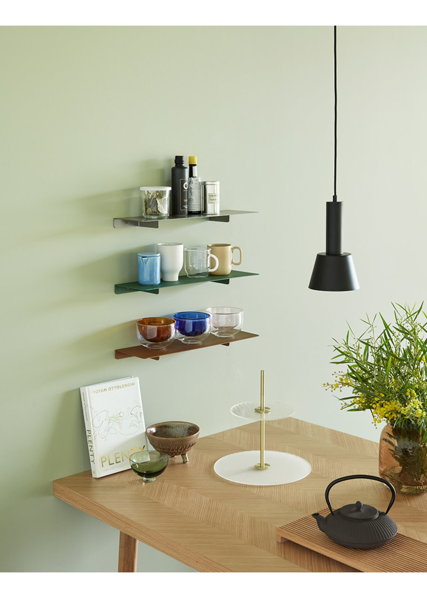 Etagere Glass/Brass